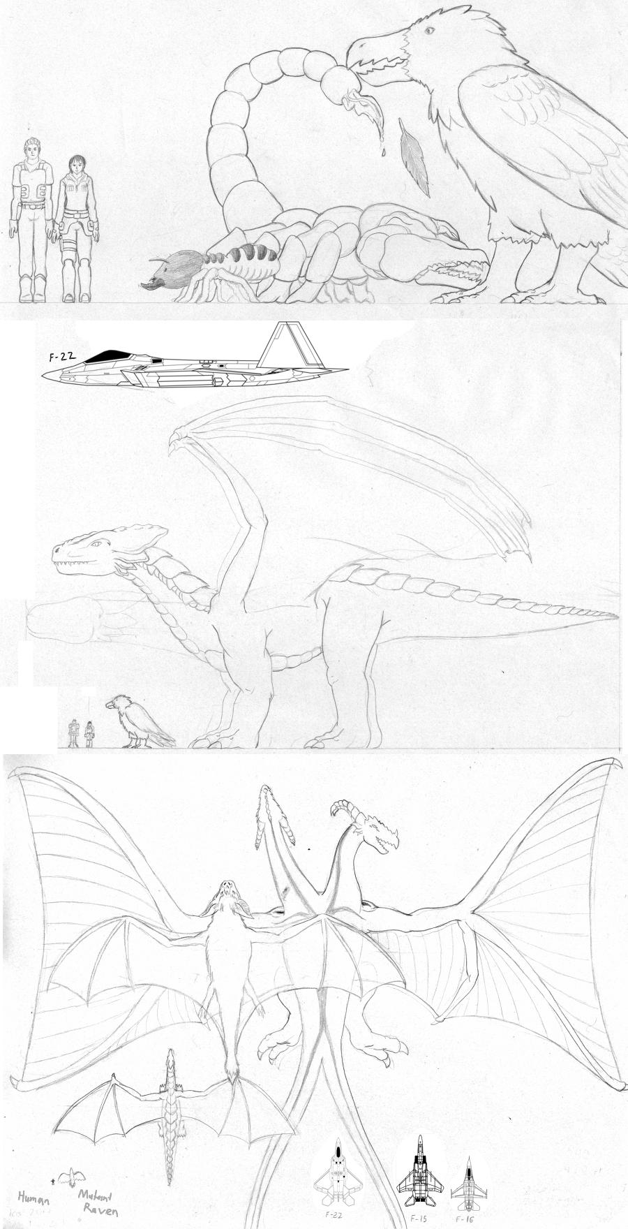 EotW Part 1 Creature Sizes