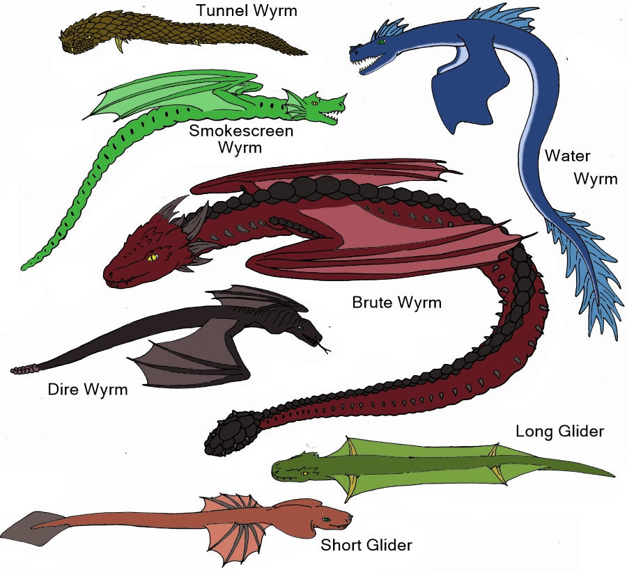 Wyrm Subspecies by EricMHE on DeviantArt