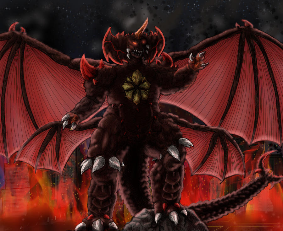 Destroydaah Red Ranger Destroyah by EricMHE on DeviantArt