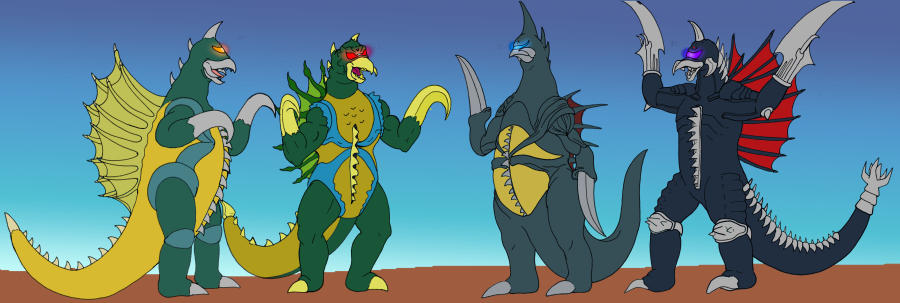 Gigan Bros by EricMHE on DeviantArt