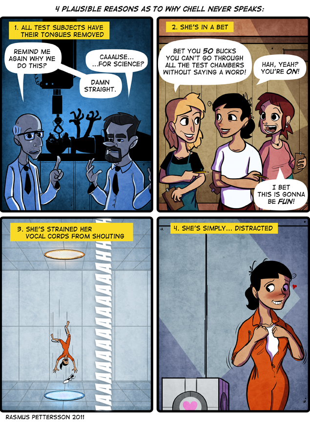 A comic about Portal