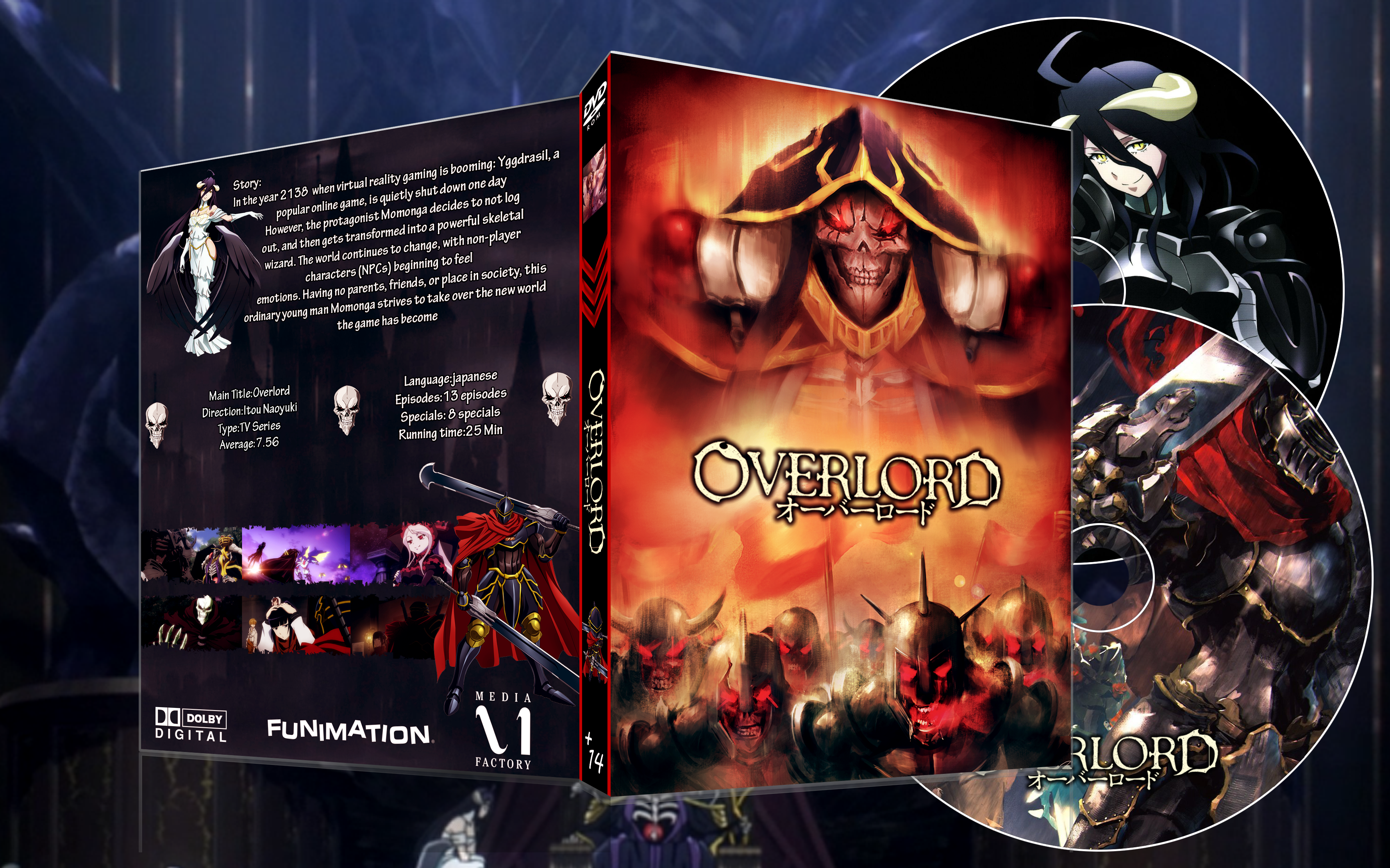 Overlord Temporada 2 - DVD - Naoyuki Itou
