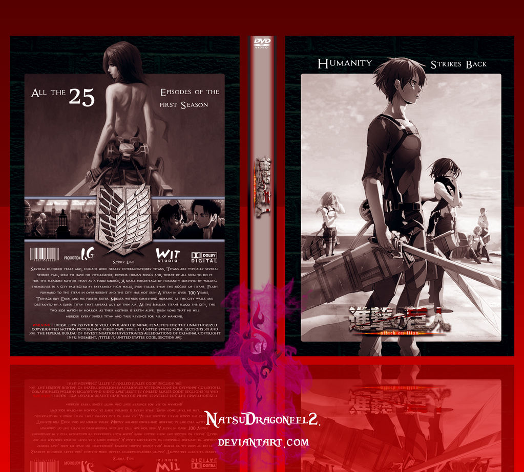 Shingeki no Kyojin [Dvd Cover] by sylargreyp on DeviantArt
