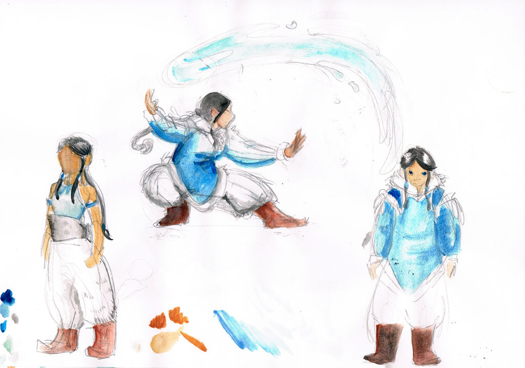Waterbender Drawing Waterbender sketches by yondoloki on DeviantArt