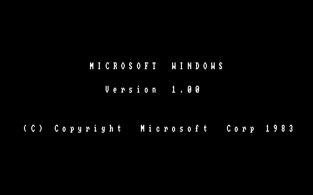 Windows 1.00 COMDEX Startup Screen Concept ! by OltScript313 on DeviantArt