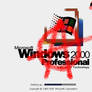 Windows 2000 Pro. Anarchist Edition Graffiti !