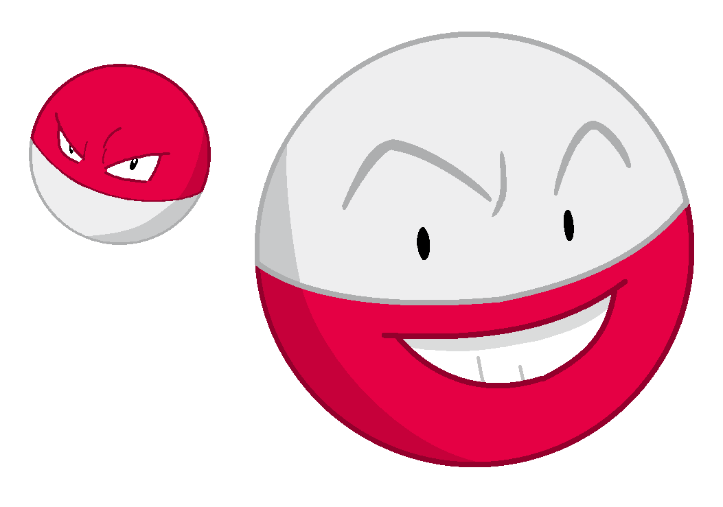 MS Paint: Voltorb and Electrode by Poke-Sonic-ZillaSaur on DeviantArt