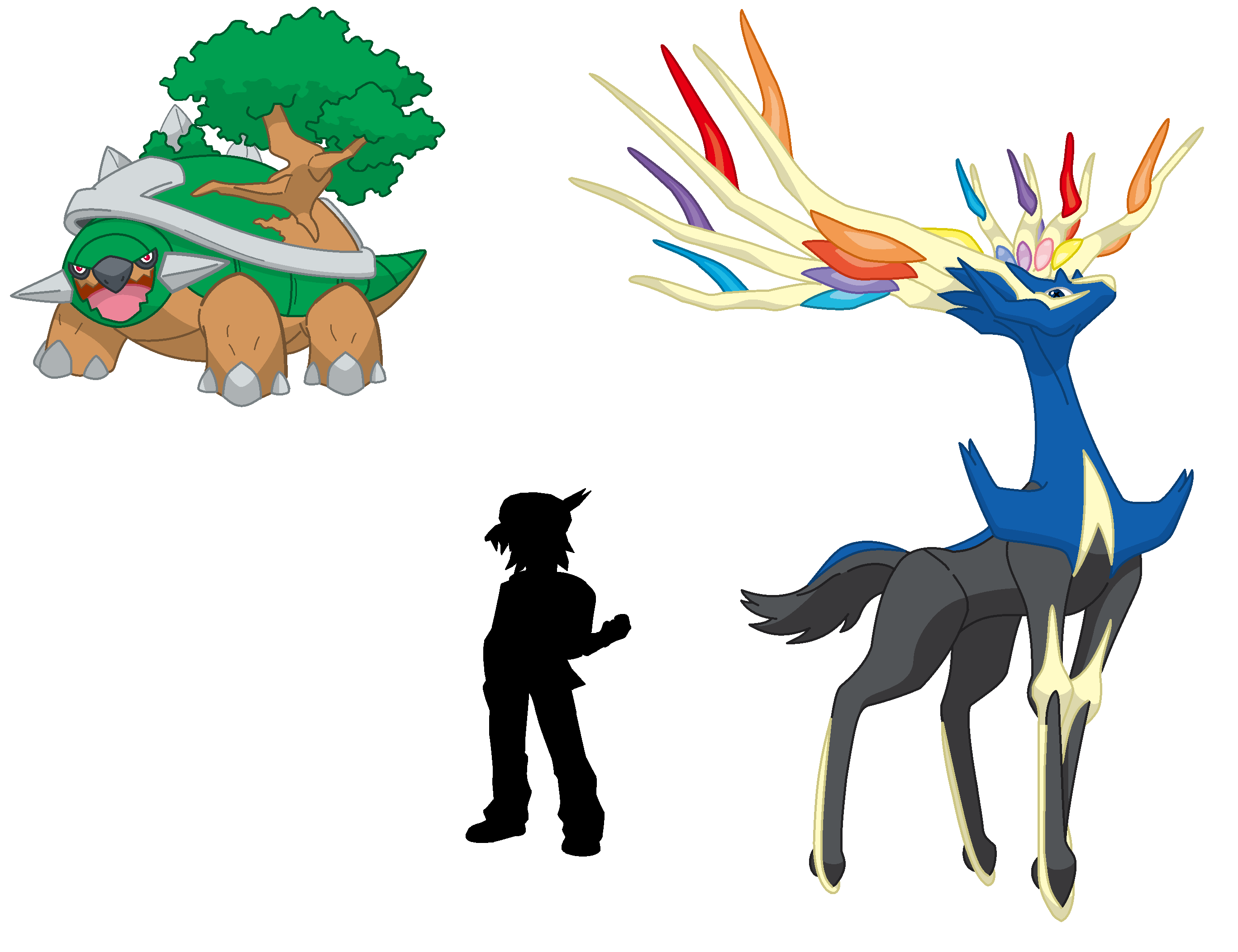 MS Paint: Eevee Evolution Line (Regular and Shiny) by Poke-Sonic-ZillaSaur  on DeviantArt