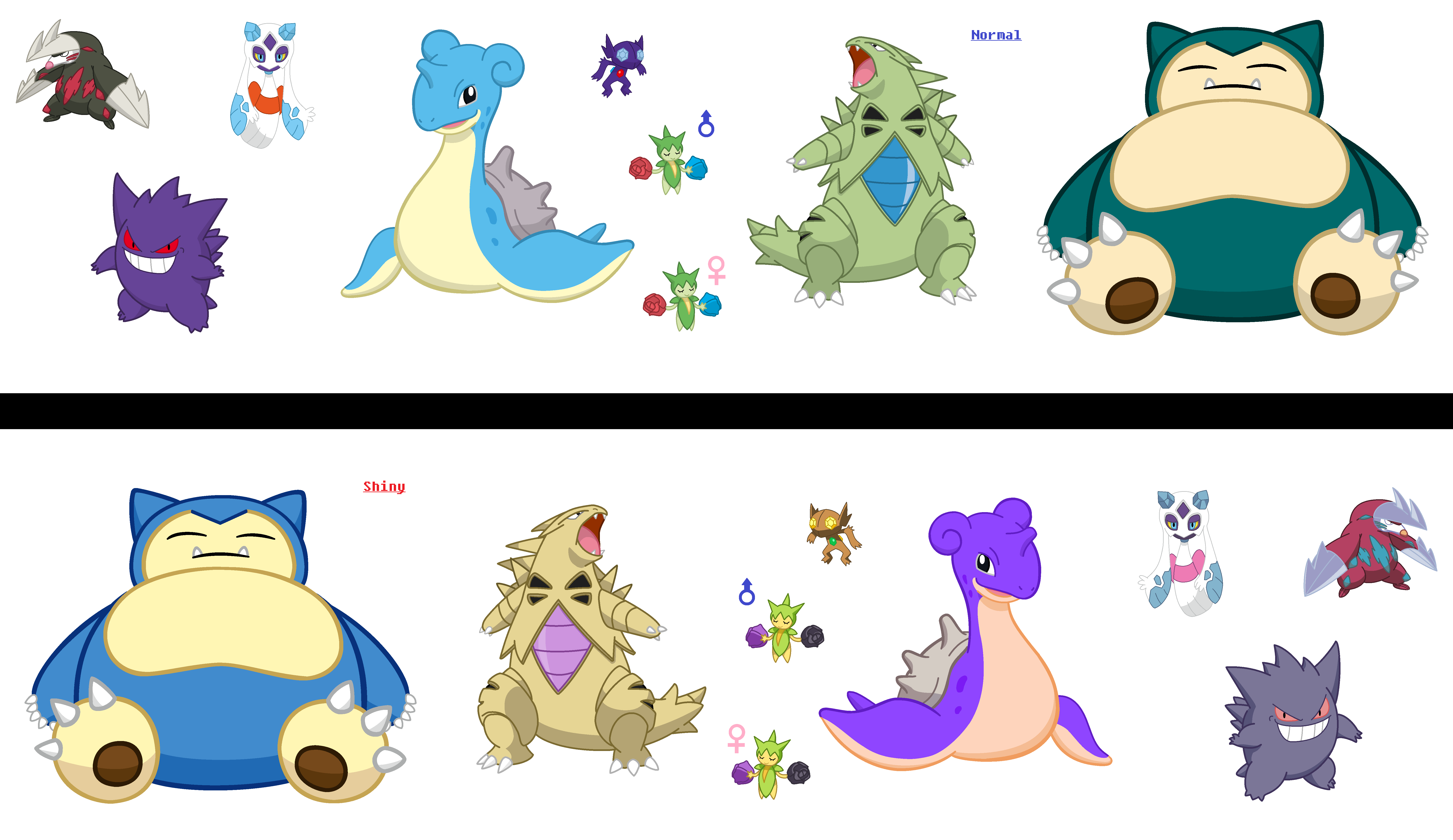 MS Paint: Eevee Evolution Line (Regular and Shiny) by Poke-Sonic-ZillaSaur  on DeviantArt