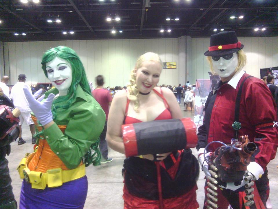 Megacon 2014 Saturday Harley, Harley and Joker