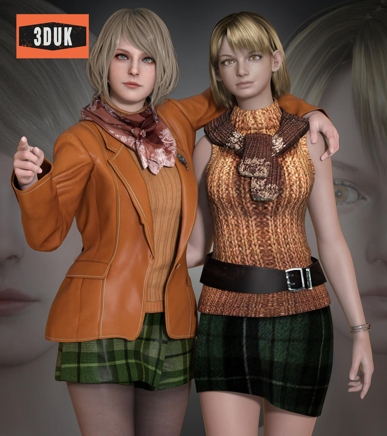 Ashley Graham Double Pack For G8F by 3DUK on DeviantArt