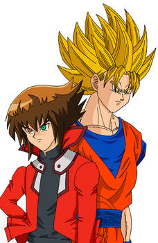 SSJ2 Goku and Jaden