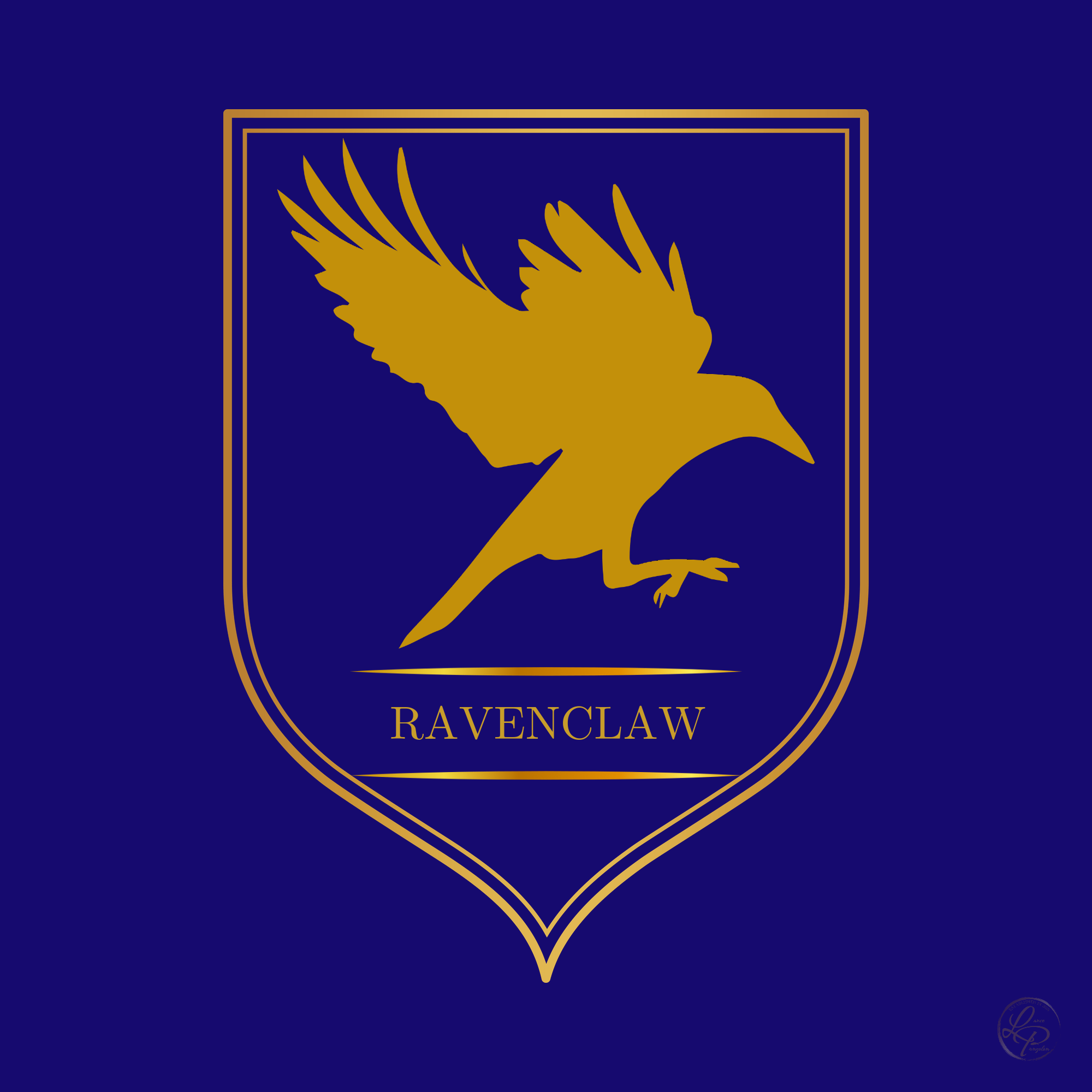 Ravenclaw Deviantart HOUSE RAVENCLAW FAN-MADE EMBLEM by AeronTheLearner on DeviantArt
