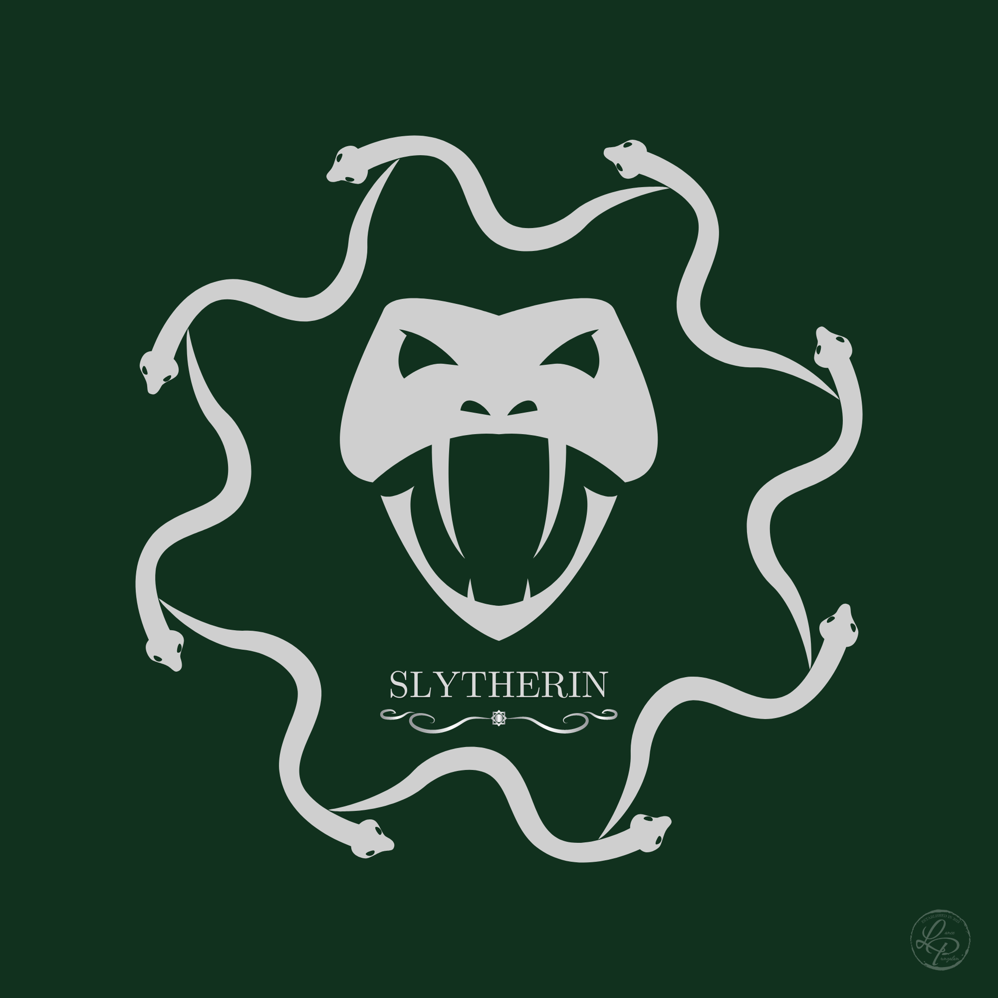 HOUSE SLYTHERIN FAN-MADE EMBLEM by AeronTheLearner on DeviantArt
