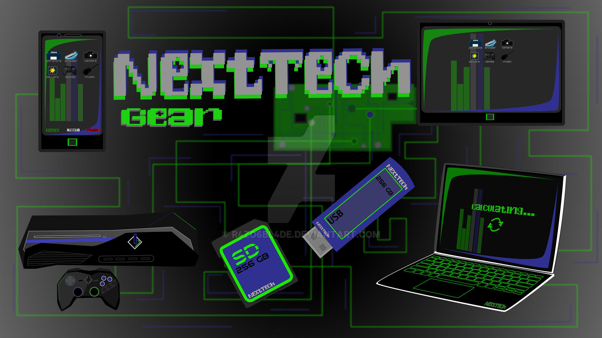 Tech Gear by R4zo6bl4de on DeviantArt
