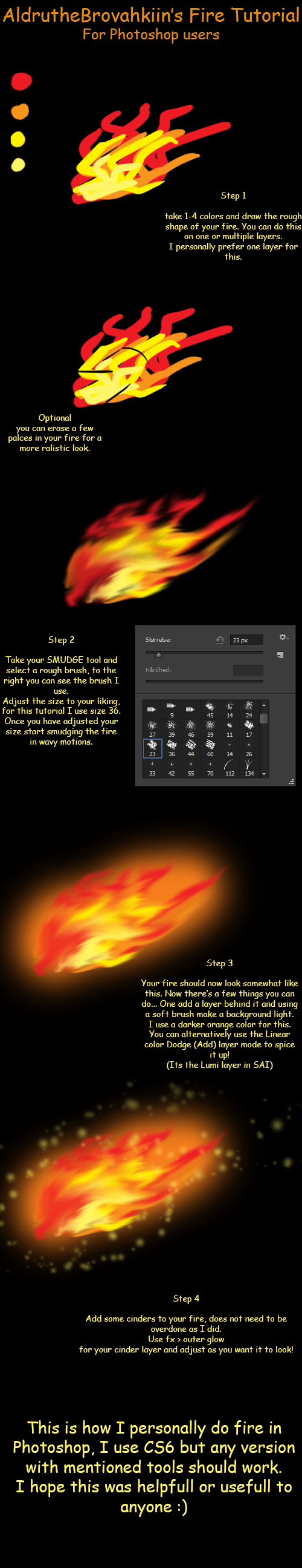 Fire Tutorial by Vanaglorious on DeviantArt