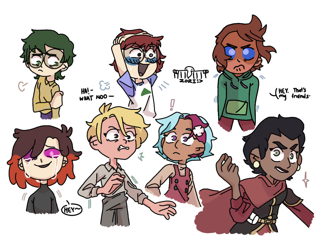 characters by PinkoThePinkPanther on DeviantArt