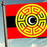 Chinindoese flag waving