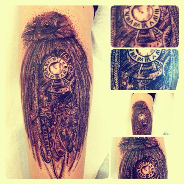 Clockwork Raven Token Clockwork Raven by BigDealTattoos on DeviantArt