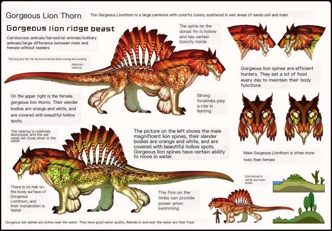 Gorgeous lion ridge beast by Lenawillis on DeviantArt