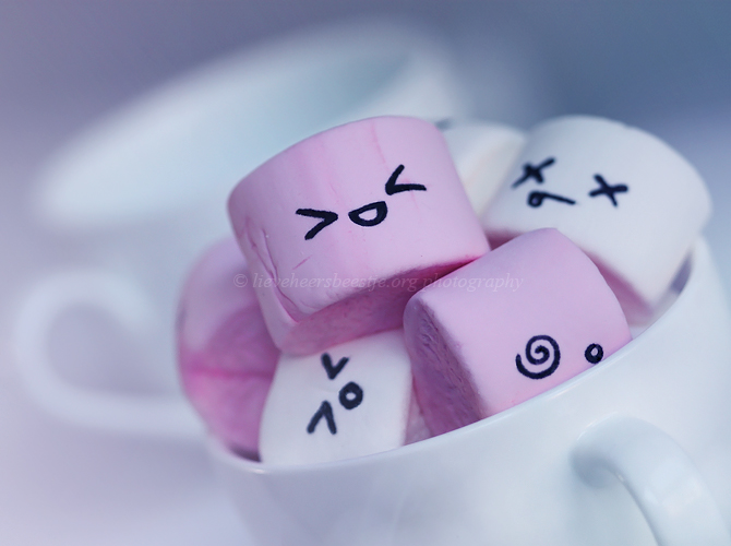 Cute marshmallows