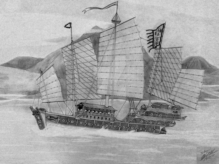 Funan Ship Chinese Fuchuan Vessel by Gwaylar on DeviantArt