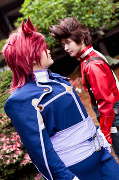 Tales of Symphonia- Lloyd and Kratos