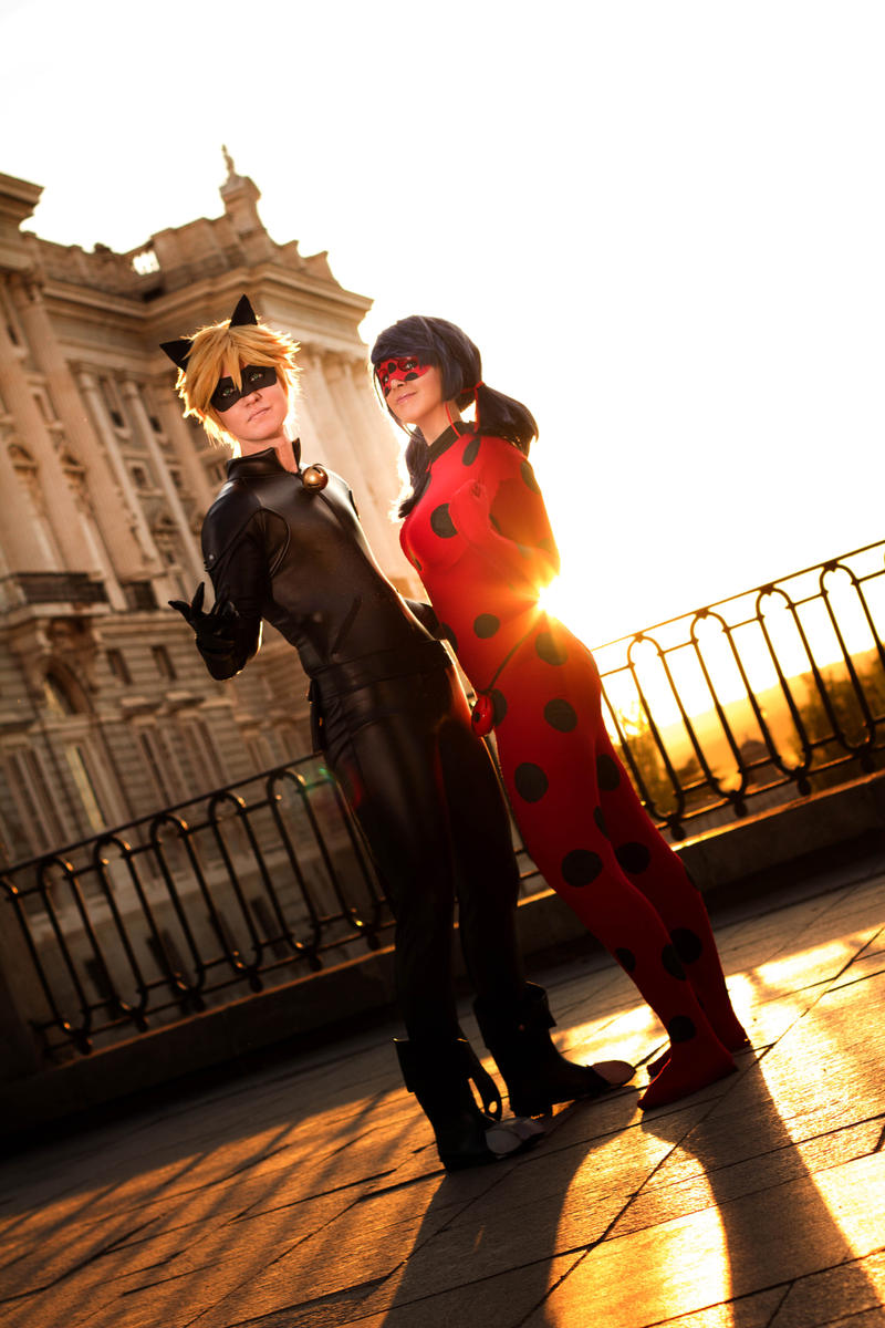 Chat Noir and Ladybug