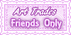 Art Trades Friends Only Stamp