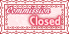 Commission Closed Stamp