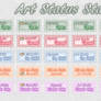 Art Status Stamps