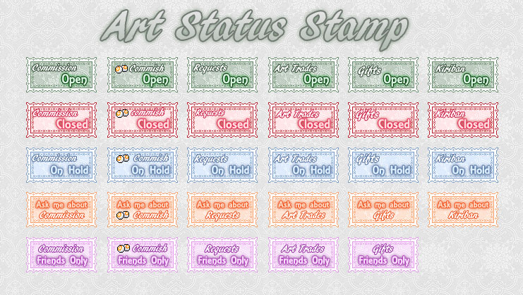 Art Status Stamps