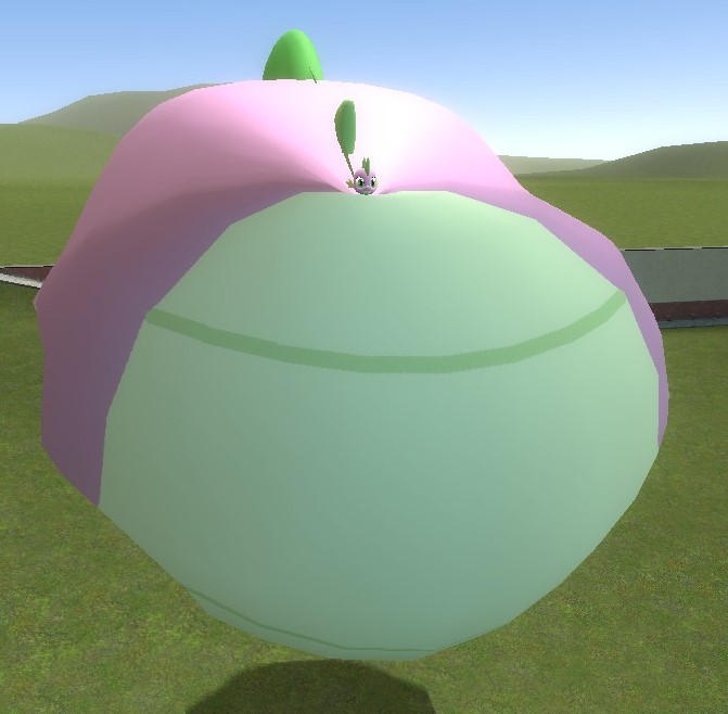 Inflated Spike by HeroFoxyNighthowler on DeviantArt