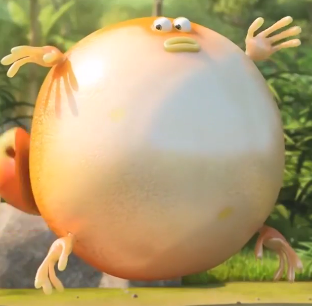 inflated frog by HeroFoxyNighthowler on DeviantArt