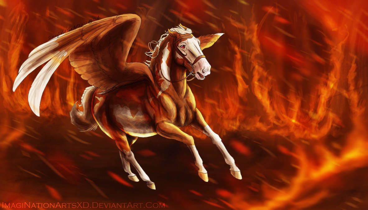 Forest Fire by ImagiNationArtsXD on DeviantArt