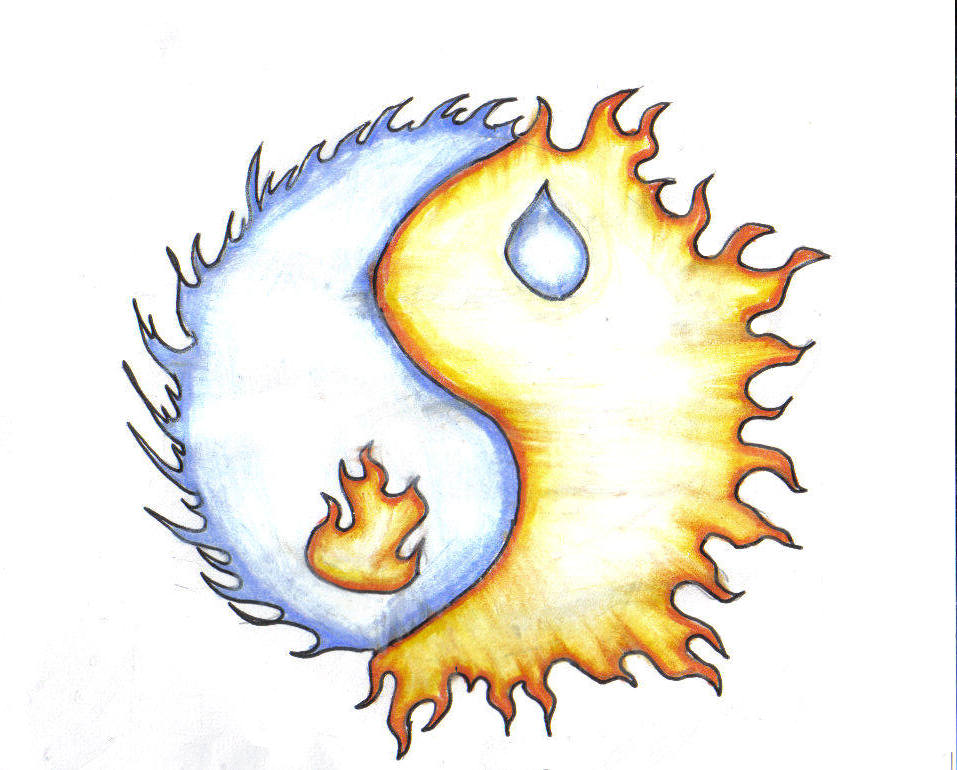 fire and water Ying Yang