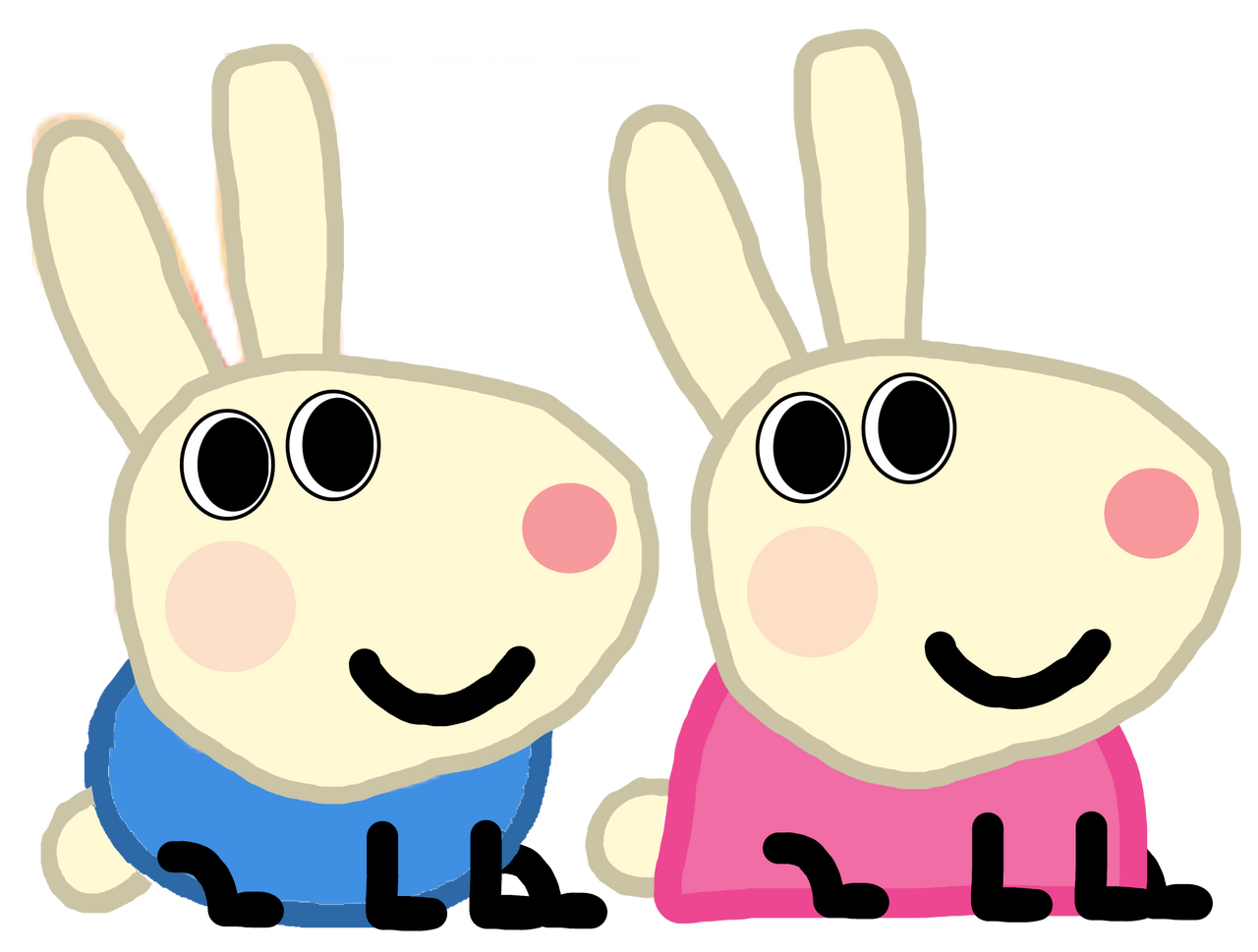 Transparent Image Of Rosie And Robbie by CuddlesCarrots on DeviantArt