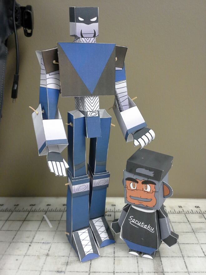 DefenderBot and Monkey Wolf