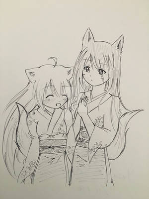 Satsuki x Yuzu [Konohana kitan]