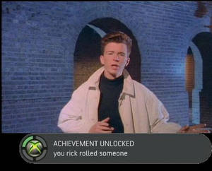 rick roll xbox 360 achievemet