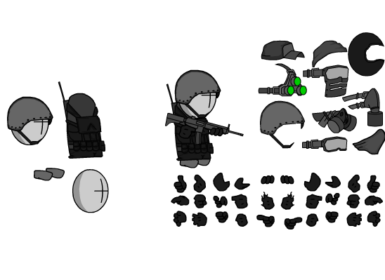 Soldier Madness Combat Sprites by GotBraindawgz on DeviantArt