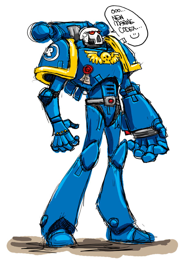 Space Marine Animated