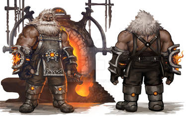 Dwarf blacksmith