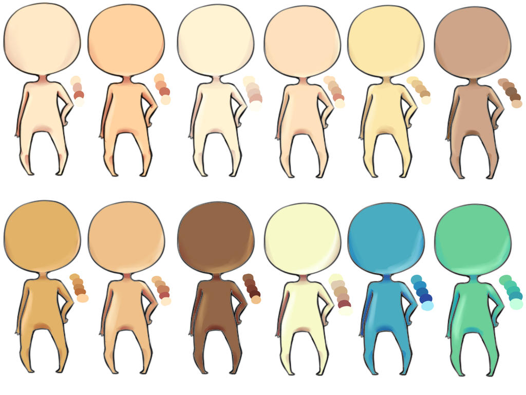 Skin colors by Cecelp on DeviantArt