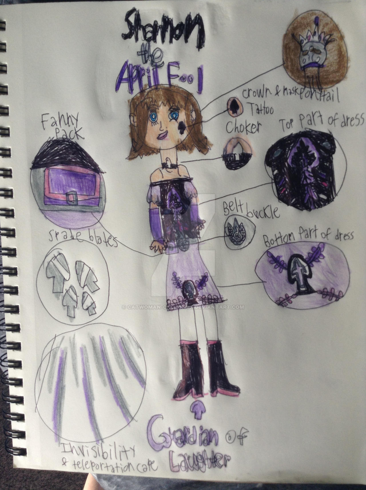 New (and final) Guardian of Laughter Look by CatWoman-cali-onyx on ...