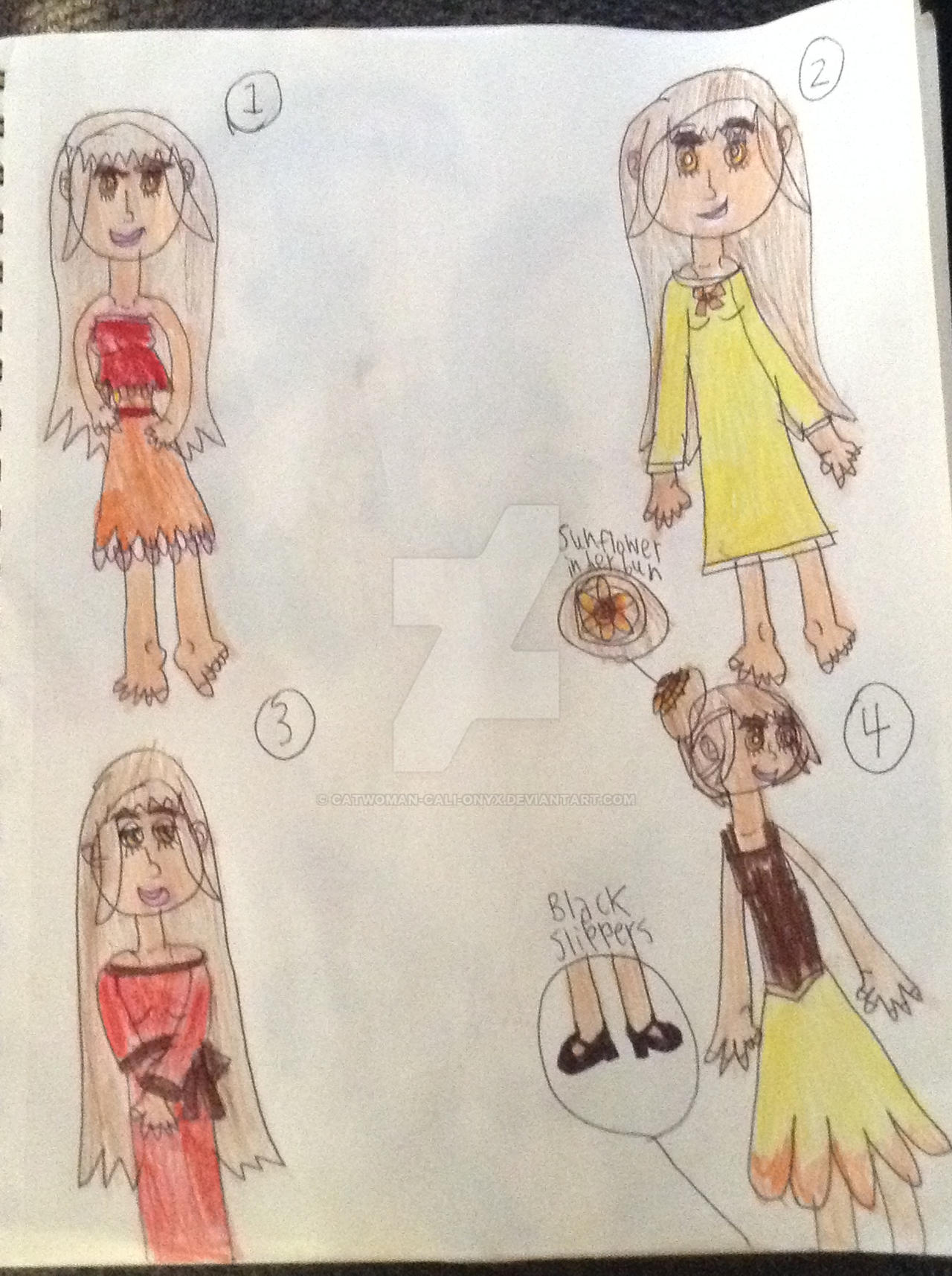 RotG OC: Solina's Outfits