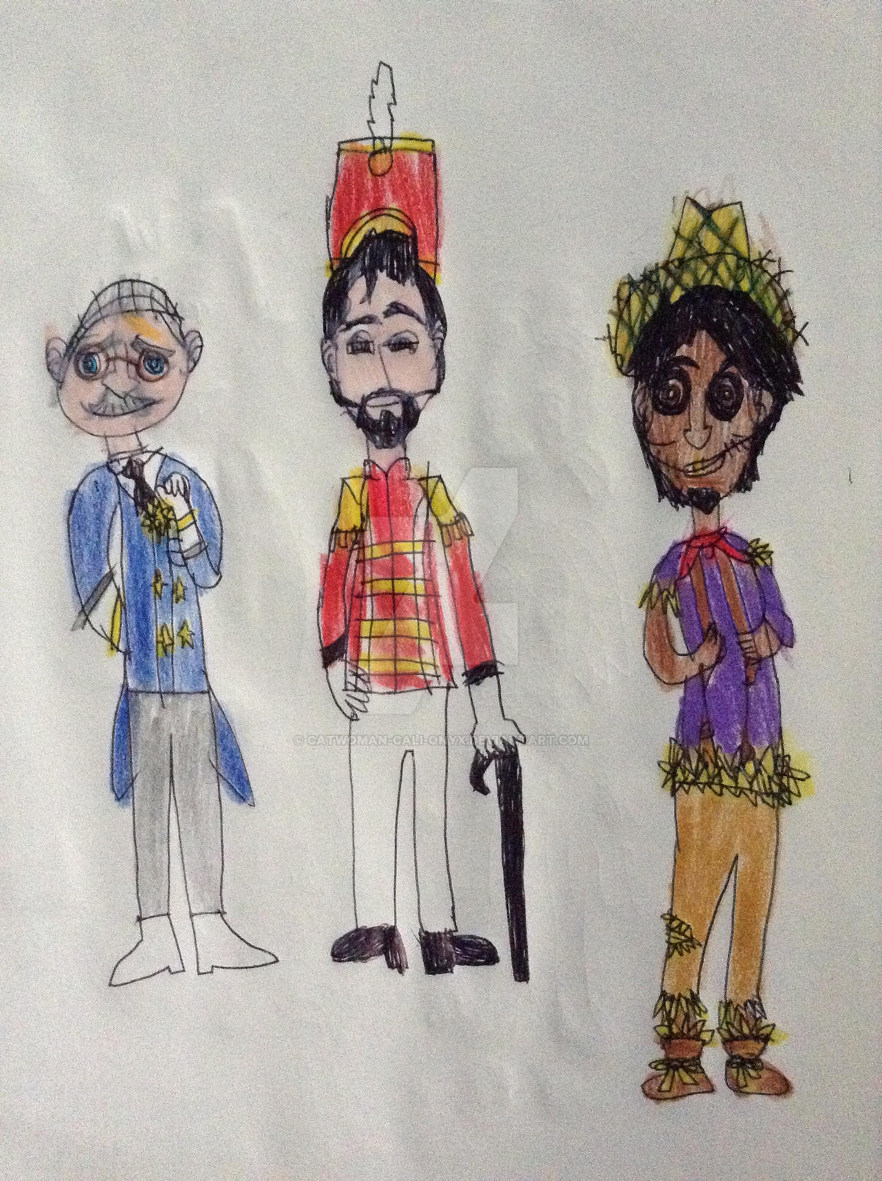 TBotO Masquerade Costumes: The Duke, Louis, Hector