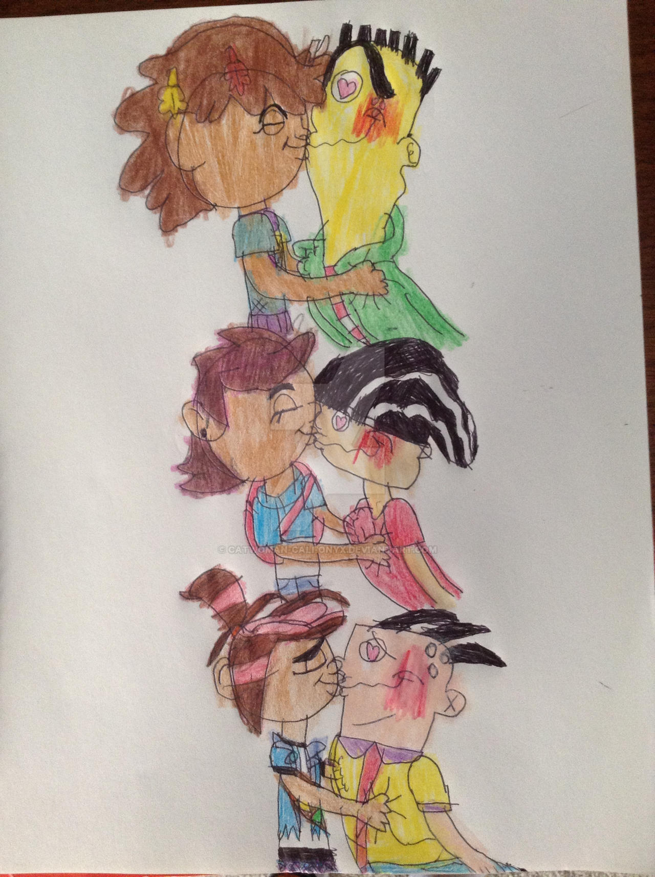 Anne, Luz and Molly Kissing the Ed's