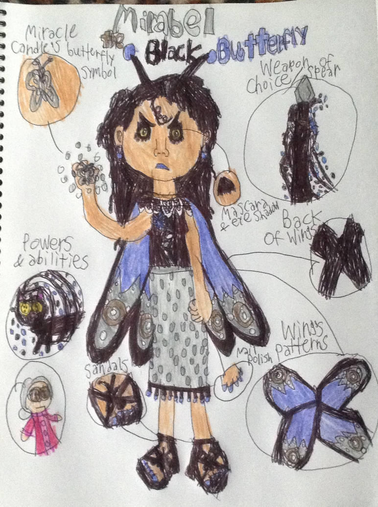 Mirabel the Black Butterfly by CatWoman-cali-onyx on DeviantArt