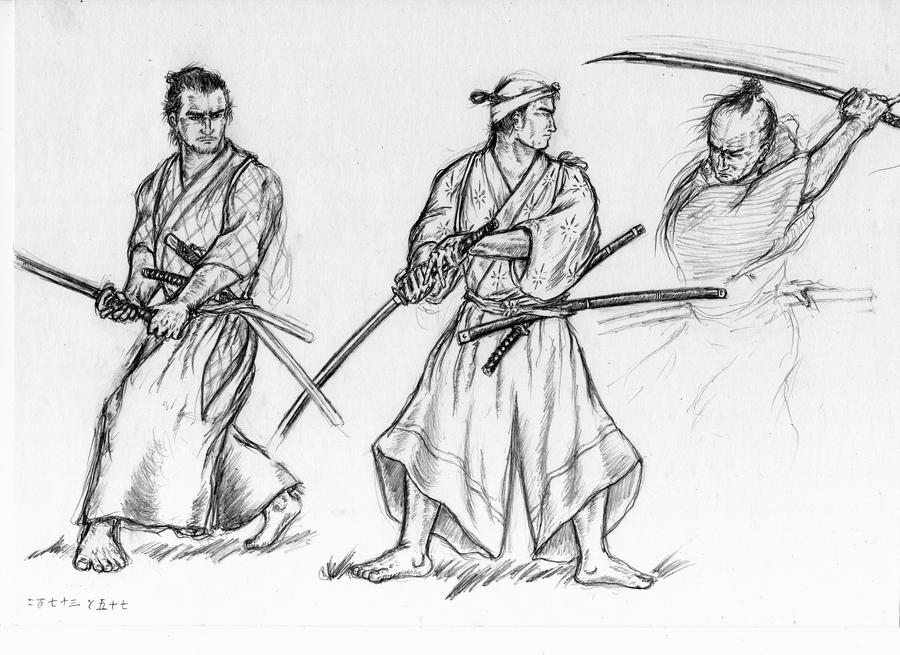 Various samurai by Mar-Cynwer on DeviantArt